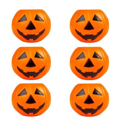 Mini Caldeirão Abóbora com 6 Halloween Bazar Importadora
