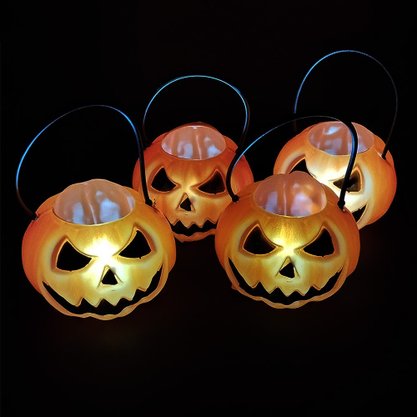 Mini Caldeirão Abóbora Laranja Unidades Halloween MasterToy