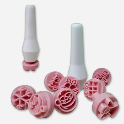 Mini Carimbo Culinário Natal C/8 Unidades FestPlastik