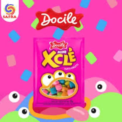 Mini Chiclete Xcle Tutti Frutti - Pacote com 24 unidades