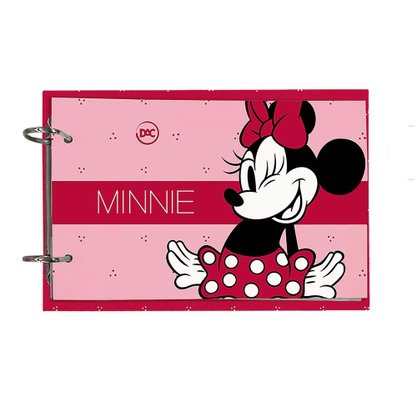 Mini Fichário Argolado 80fls Minnie DAC