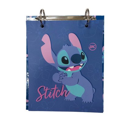 Mini Fichário Argolado 80fls Stitch DAC