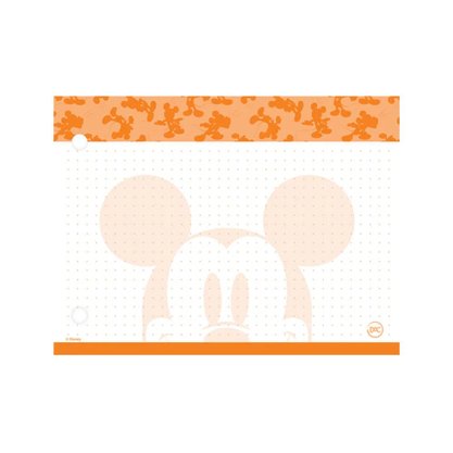 Mini Fichário Argolado Mickey Preto com Fichas Coloridas DAC
