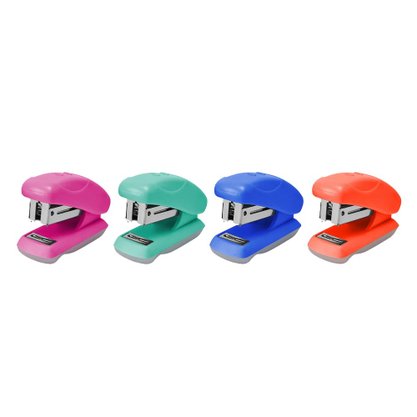 Mini Grampeador Metálico 18fls Azul B5101 Color Bazze