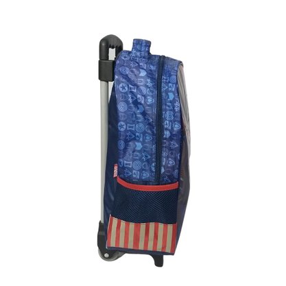 Mochila Com Rodas Capitão América Guerra Civil Peq Xeryus
