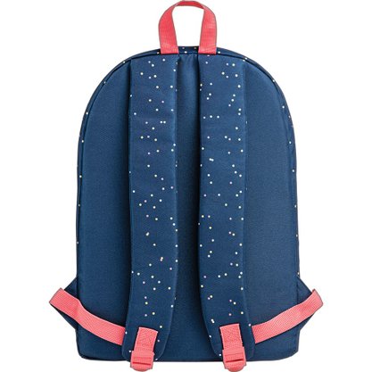 Mochila de Costas Azul e Poá Dots Academié Tilibra