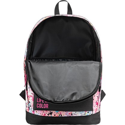 Mochila de Costas Branca Splashes Academié Tilibra