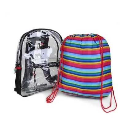 Mochila De Costas Now United Transparente Clio Style
