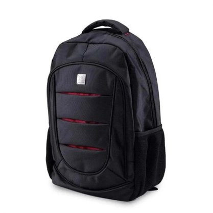 Mochila de Costas Preta Class Max Print