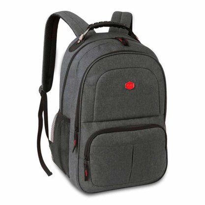 Mochila Escolar S/ Roda GDE Preta Ref. ML23199 Clio