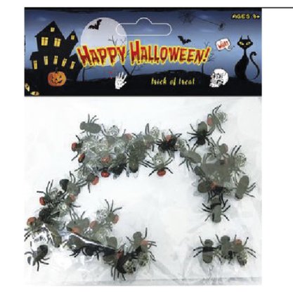 Mosca Plástica Halloween 1,4 cm Pacote com 50 Unidades (PAF 351)