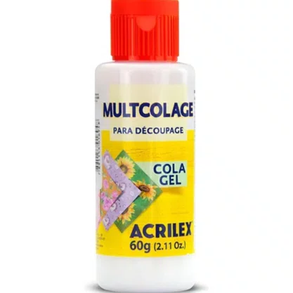 Multcolage Madeira Laranja 60ml Acrilex