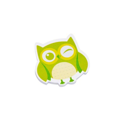 Notas Adesivas Animais/Bichinhos Coruja Verde Zoo Smart Notes Brw