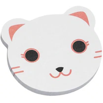 Notas Adesivas Animais/Bichinhos Gato Branco Zoo Smart Notes Brw