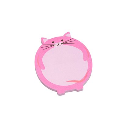 Notas Adesivas Animais/Bichinhos Gato Rosa Zoo Smart Notes Brw