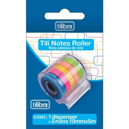 Notas Autoadesivas Tili Notes Roller Tilibra