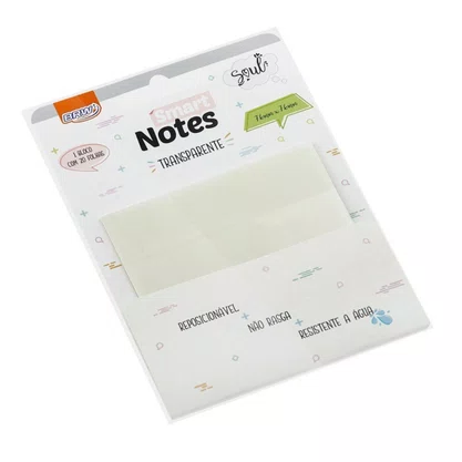 Notas Autoadesivas Transparentes Cristal 20fls BRW