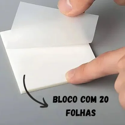 Notas Autoadesivas Transparentes Cristal 20fls BRW