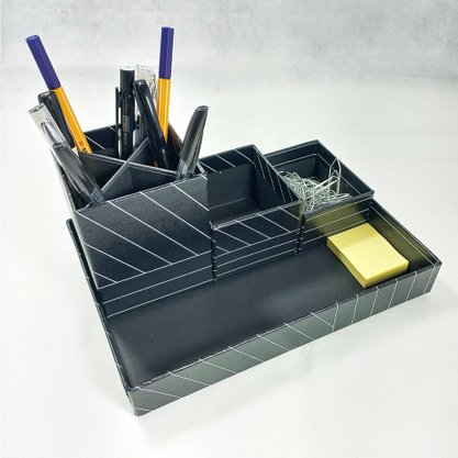 Organizador de Mesa Box In Box Noir Otima