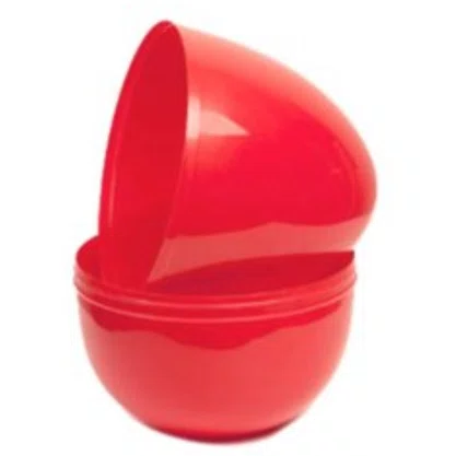 Ovo Surpresa Com Encaixe Unidade Vermelho FestPlastik