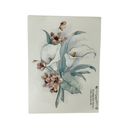 Papel Adesivo Decoupage Copo De Leite com 01 Unidade