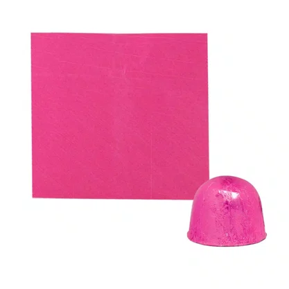 Papel Chumbo 12x12cm Pink C/ 300un Cromus