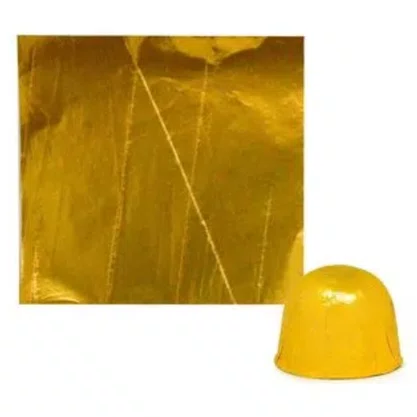 Papel Chumbo Amarelo 12Cm X 11,8Cm 300 Unidades Cromus