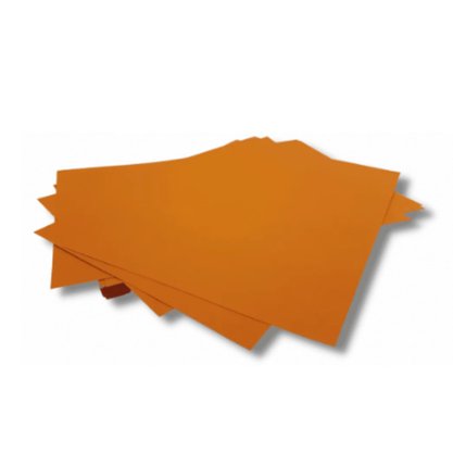 Papel Color Laranja A-4 180g 50fls Usapel