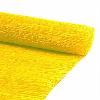 Papel Crepom Amarelo 48 cm x 2 m Ridet