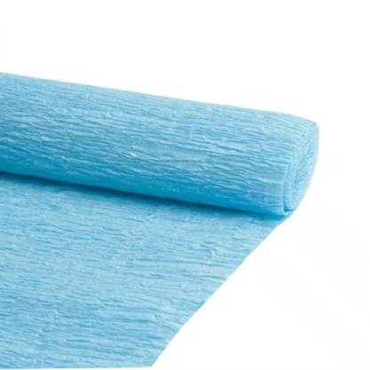Papel Crepom Azul Claro 48cm x 2m Ridet