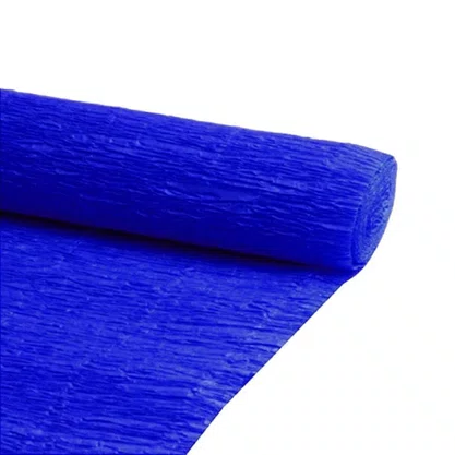 Papel Crepom Azul Royal 48cmx2m Art Floc