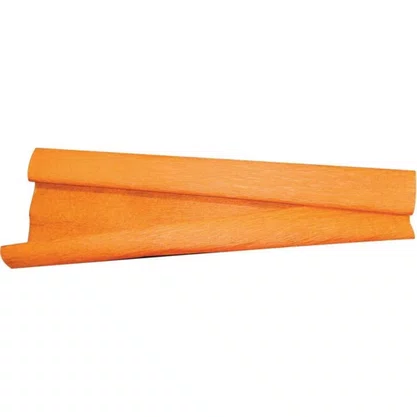 Papel Crepom Laranja 48cmx2m Art Floc