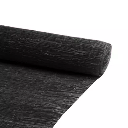 Papel Crepom Preto 48cmx2m Art Floc
