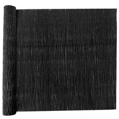 Papel Crepom Preto 48cmx2m Art Floc