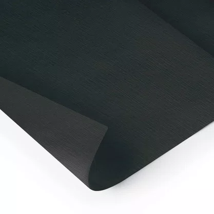 Papel Crepom Preto 48cmx2m Art Floc