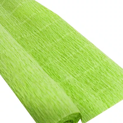 Papel Crepom Verde Limão 48cmx2m Art Floc