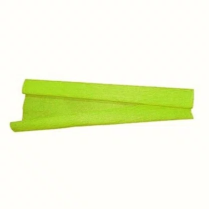 Papel Crepom Verde Limão 48cmx2m Art Floc