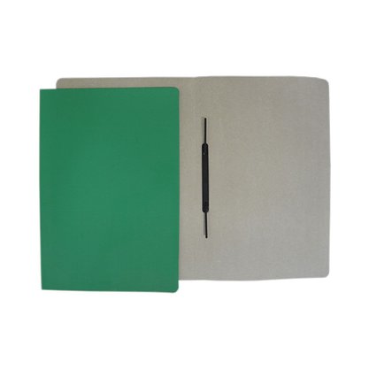 Pasta C/ Grampo Trilho Verde Polycart