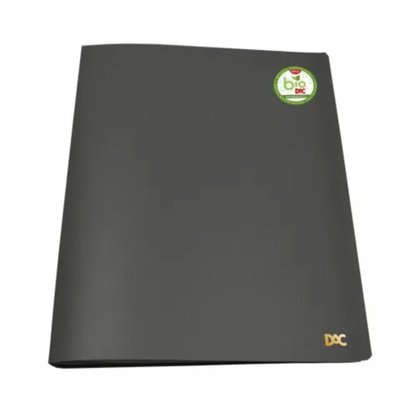 Pasta Catálogo 10 Envelopes Cinza A-4 Ecológica Ref 3351PP-CZ DAC
