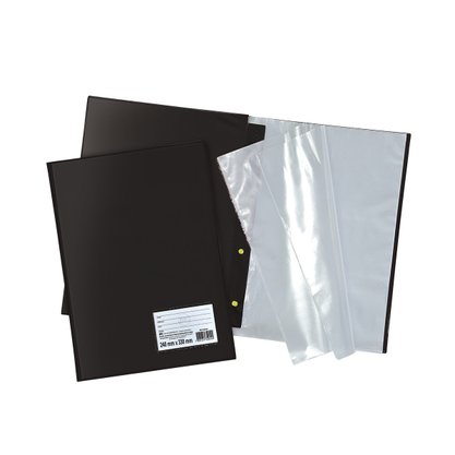 Pasta Catálogo C/100 Envelopes Finos Preta DAC