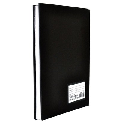 Pasta Catálogo Ofício S/ Lombo C/10 Envelopes Preta DAC