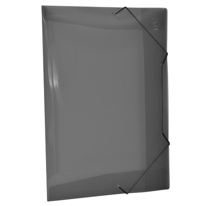 Pasta Plástica Elástica Ofício S/ Lombo Fumê Ref.501 DAC