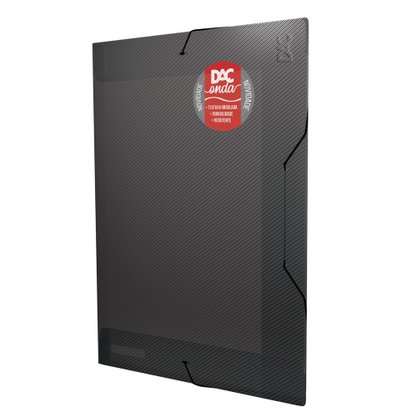 Pasta Plástica Onda Preto DAC