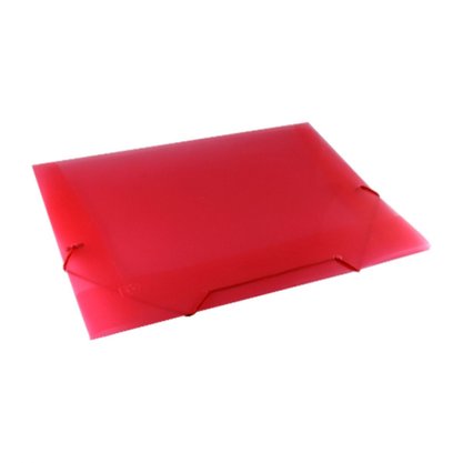 Pasta Plastica Vermelha Transp 18mm Poli