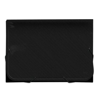 Pasta Sanfonada A4 com 12 Divisórias Preta All Black DAC