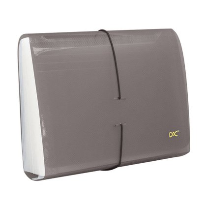 Pasta Sanfonada Duplicata 1/2 31 Divisórias Fumê DAC