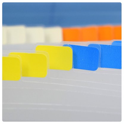 Pasta Sanfonada Duplicata Plástica com 31 Azul Line DAC