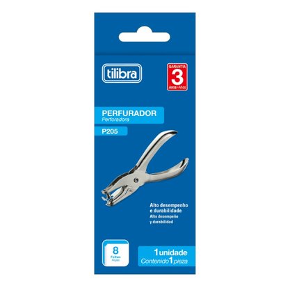 Perfurador 1 Furo 8fls P205 Tilibra