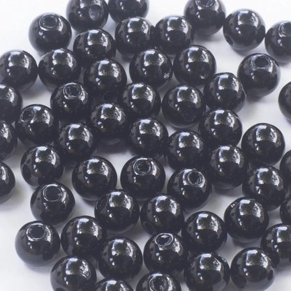 Perola Inteira 10mm Preto C/ 500g