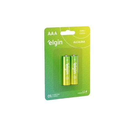 Pilha Pequena AAA Alcalina C/ 02un Elgin